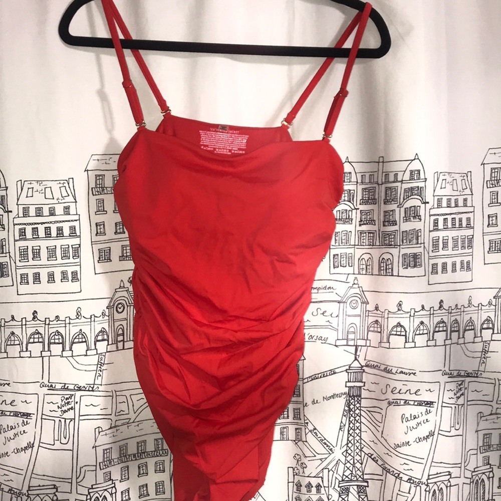 Victoria secret flame red swimsuit